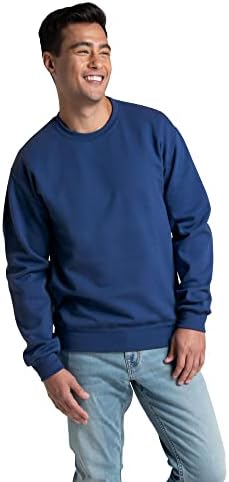 Fruit of the Loom Men’s Eversoft Fleece Sweatshirts, Moisture Wicking & Breathable, Crewneck Sweatshirt