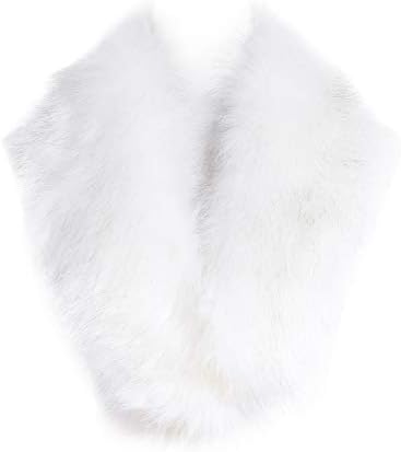 Soul Young Faux Fur Collar Women’s Neck Warmer Scarf Wrap