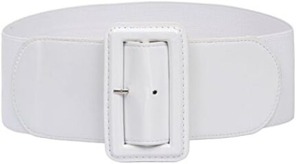 GRACE KARIN Women’s Stretchy Belt 1950s 3 Inch Wide Elastic Belts