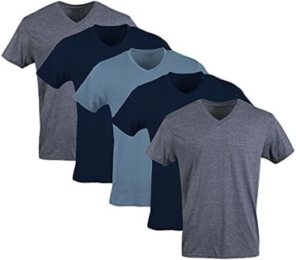 Gildan Men’s V-Neck T-Shirts, Multipack, Style G1103