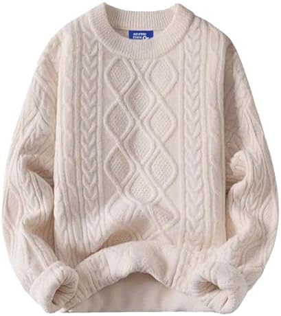 Aelfric Eden Oversized Sweater 90s Vintage Heavy Knitted Sweater Long Sleeve Sweater Women Woven Crewneck Pullover