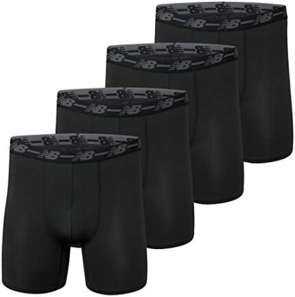 New Balance Men Performance No Fly Boxer Brief (4 Pack)