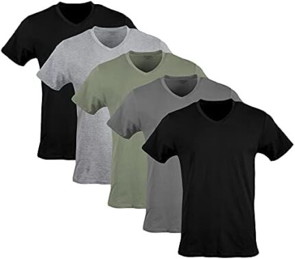 Gildan Men’s V-Neck T-Shirts, Multipack, Style G1103