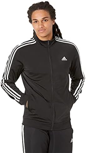 adidas Men’s Essentials Warm-Up 3-Stripes Track Top