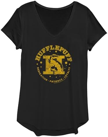 Women’s Harry Potter Hufflepuff Distressed Stamp T-Shirt