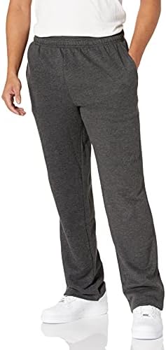 Amazon Essentials Men’s Fleece Open Bottom Sweatpant (Available in Big & Tall)