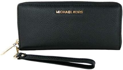 Michael Kors Women’s Continental Wallet, Black, One Size