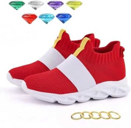 Boys Sneakers Shoes for Kids Boys Girls Red Sneakers Birthday Fashion Walking Shoes