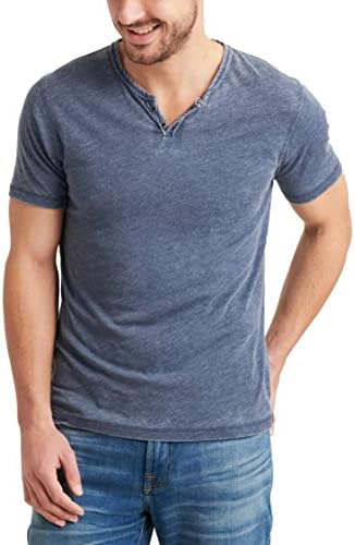 Lucky Brand Men’s Venice Burnout Notch Neck Tee