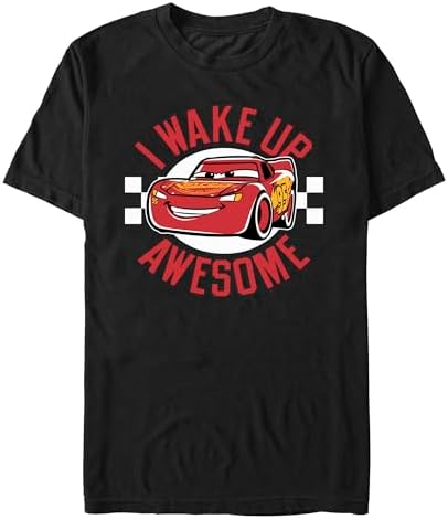 Disney Men’s Cars I Wake Up Awesome T-Shirt