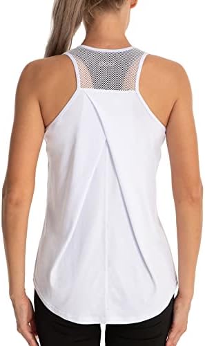 Aeuui Womens Workout Tops for Women Racerback Tank Tops Mesh Yoga Shirts Athletic Running Tank Tops Sleeveless Gym Clothes