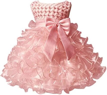 Jup’Elle Baby Girl Dresses Ruffle Lace Pageant Party Wedding Flower Girl Dress